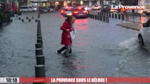 Le 18:18 : rues inondées, circulation paralysée, mer déchaînée... Les images de la Provence sous le déluge