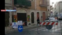 Nuovi crolli ad Andria, chiusa anche via Vittoria