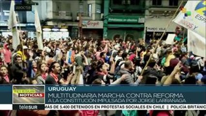 Rechazan uruguayos propuesta de guardia nacional militarizada