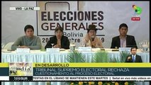 Temas del Día: Bolivia: Declaraciones del Tribual Supremo Electoral