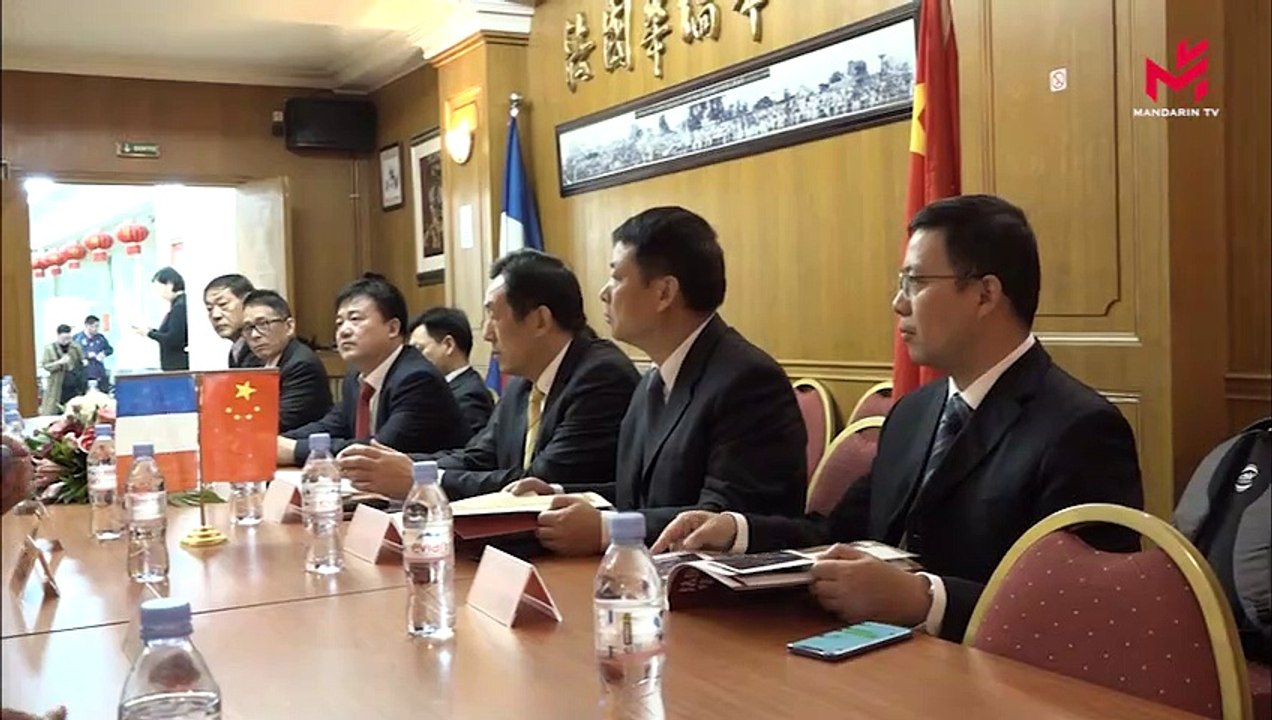 浙江省海外联谊会代表团到访法国华侨华人会，会晤浙籍侨领