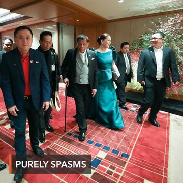 Duterte gets medication for 'muscle spasms' after doctor checkup