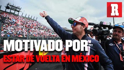 El Gran Premio de México es lo que más espera Sergio Pérez