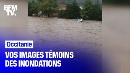 Video herunterladen: Vos images témoins des inondations en Occitanie