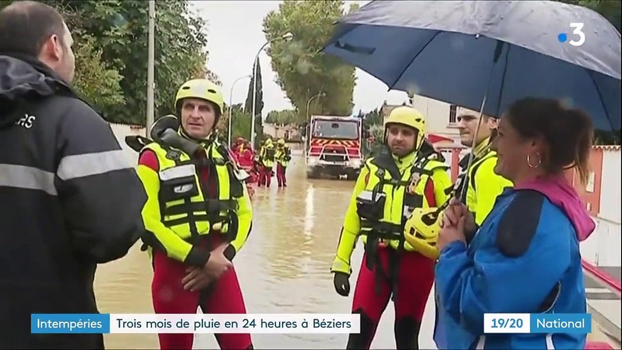 Intempéries : trois mois de pluie en 24 heures dans l'Hérault