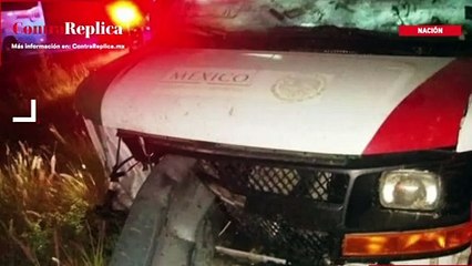 Muere migrante camerunés en choque de camioneta del INM.