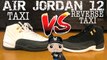 Air Jordan 12 Reverse Taxi VS OG Retro Sneaker On Feet Review Comparison