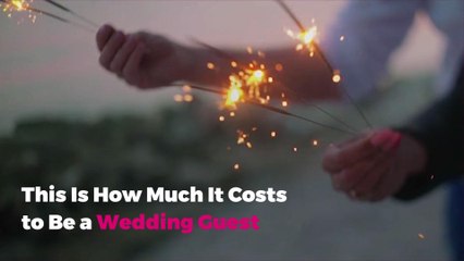 This Is How Much It Costs to Be a Wedding Guest