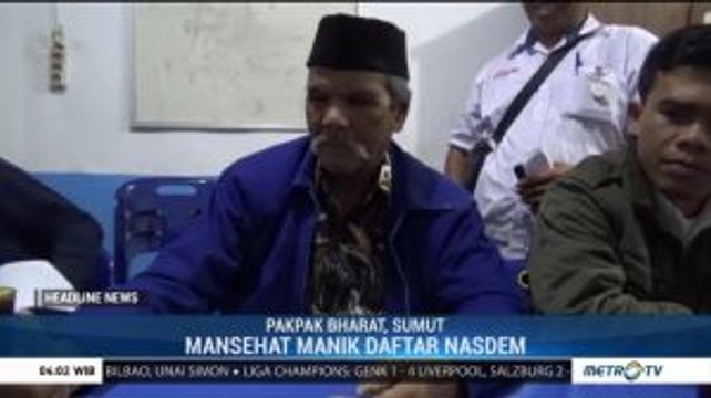 Pendaftaran Bakal Calon Bupati Pakpak Bharat Partai NasDem