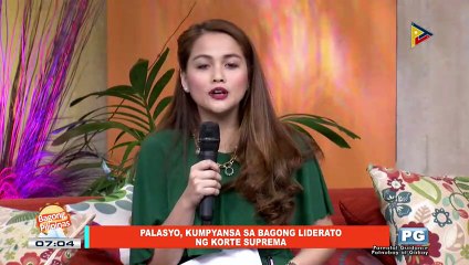 NEWS & VIEWS: Palasyo, kumpyansa sa bagong liderato ng Korte Suprema