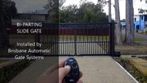 Bi-parting Sliding Gate Installation - Brisbane Automatic Gate Systems