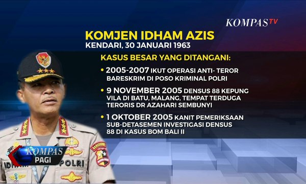 Mengenal Idham Azis, Pengganti Tito Karnavian