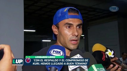 LUP: "Con el compromiso de Kuri hemos llegado a buen término": Leobardo López
