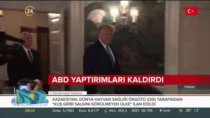 Trump, Türkiye'ye yönelik yaptırımları kaldırdı