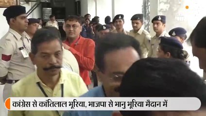 6वें राउंड में कांग्रेस के कांतिलाल भाजपा के भानु से 4755 वोटों से आगे