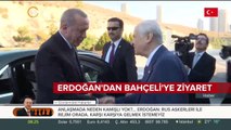 Başkan Erdoğan'dan Bahçeli'ye geçmiş olsun ziyareti