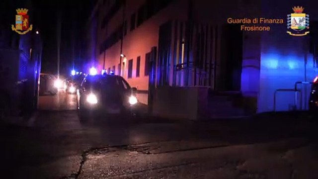 Frosinone - Operazione Waterfall - 31 indagati, 7 ordinanze di custodia cautelare (28.10.19)
