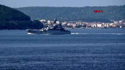 Çanakkale-rus savaş gemisi 'azov' akdeniz'e iniyor