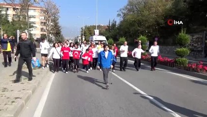 Farkındalık Koşusu'na katılan sporcular Bolu'ya ulaştı