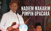 Pimpin Upacara Sumpah Pemuda, Nadiem Makarim: Pemuda Indonesia Harus Berani Melangkah