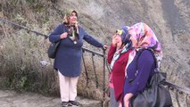 Tortum Şelalesi'ne sonbaharda turist ilgisi - ERZURUM