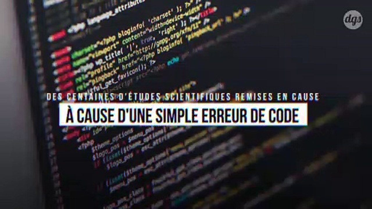 Les résultats de centaines d'études scientifiques remis en question par une simple erreur de code