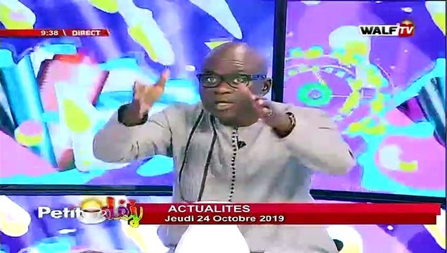 Actualité (avec Alioune Sow) - Petit Déj du 24 oct. 2019