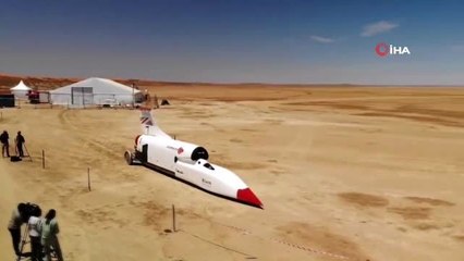 - Bloodhound dünyanın en hızlı aracı olmaya hazırlanıyor- Bloodhound test sürüşleri için Kalahari...