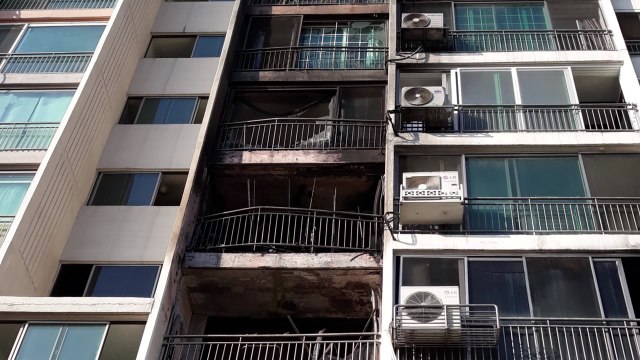 청주 아파트에서 화재...주민 수십 명 대피 / YTN