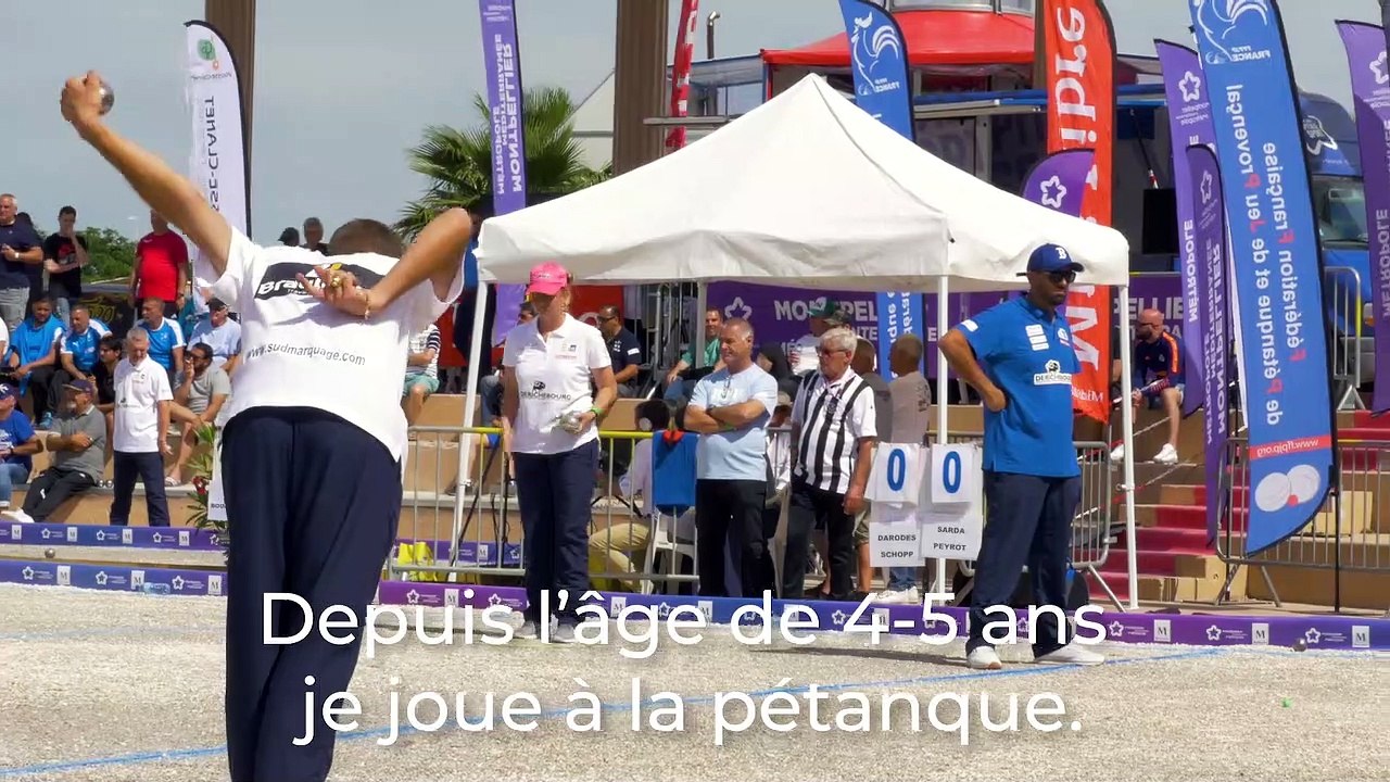 Portrait de Dylan Rocher, quintuple champion du monde de pétanque