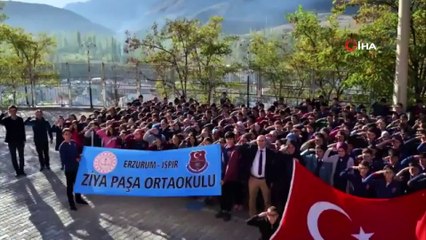 Sınırdaki Mehmetçikten öğrencilere selam