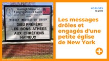 Les messages drôles et engagés d'une petite église de New York