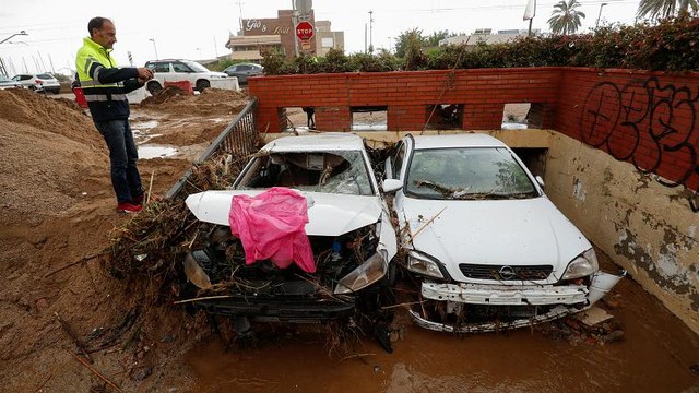 Schwere Unwetter in Spanien, Frankreich und Italien