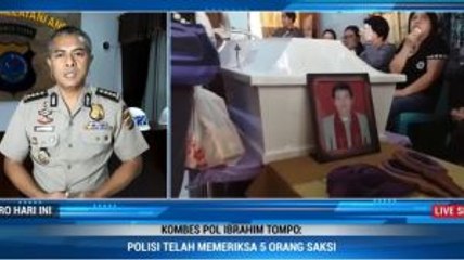 Polisi Periksa 5 Saksi Kasus Penusukan Guru oleh Siswa
