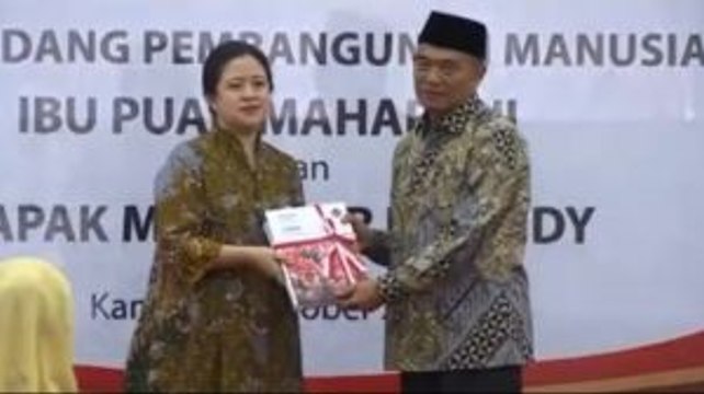 Sertijab Menko PMK Puan Maharani ke Muhadjir Effendy