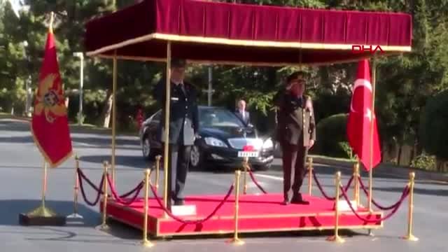 Genelkurmay başkanı orgeneral yaşar güler, karadağ genelkurmay başkanı tuğgeneral dragutin dakic'i...