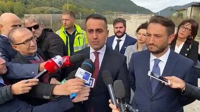 Di Maio - Dichiarazioni alla stampa da cantiere della Terni-Rieti (24.10.19)