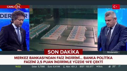 Merkez Bankası'nın faiz indirimi
