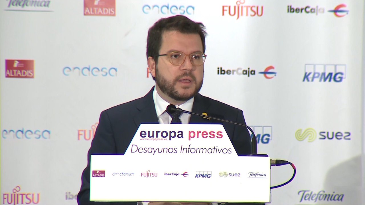 Aragonès insiste en "el camino de la independencia" catalana