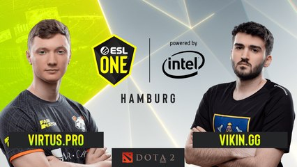 Dota2 - Virtus.pro vs. Vikin.gg - Game 2 - Group A - ESL One Hamburg 2019