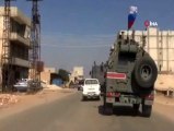 Suriye'de devriye gezen Rus polisinin görüntüleri yayınlandı