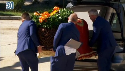 El féretro de Franco abandona el Valle de los Caídos en helicóptero
