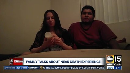 Family discusses close call with red-light runner