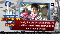 ‘Really happy’ for Maharashtra and Haryana: Priyanka Gandhi on election trends