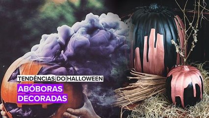Tendências do Halloween: Uma nova maneira de decorar as abóboras