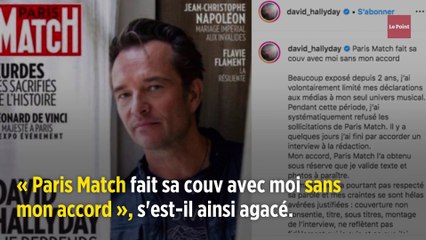 Le coup de gueule de David Hallyday contre « Paris Match »