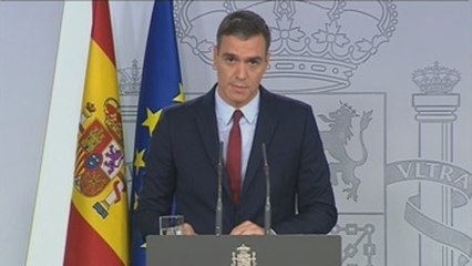Sánchez dice que la exhumación de Franco pone fin a una "afrenta moral"