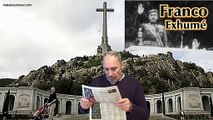 Espagne - La dépouille du dictateur du général Franco, exhumée.