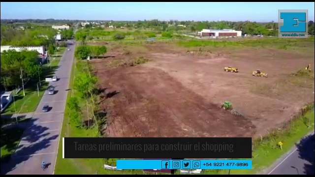 Tareas preliminares para construir el shopping en La Plata