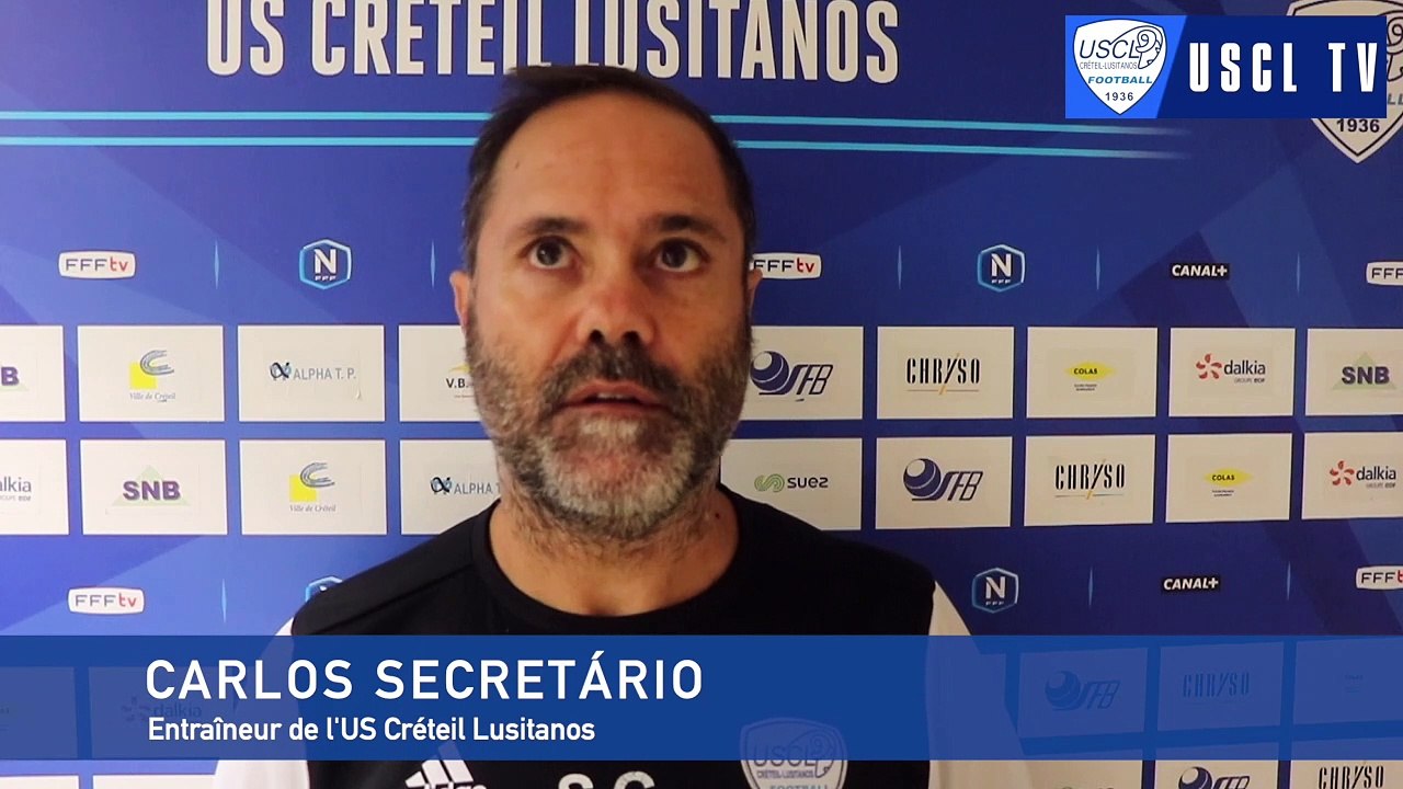 6e tour CDF Noisy le Sec-USCL : l'interview d'avant-match de Carlos Secretário